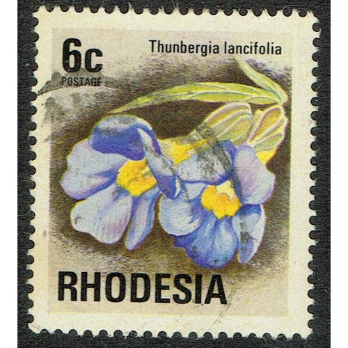 Rhodesia 1974 Wild Flowers 6c Multicoloured SG494 FU