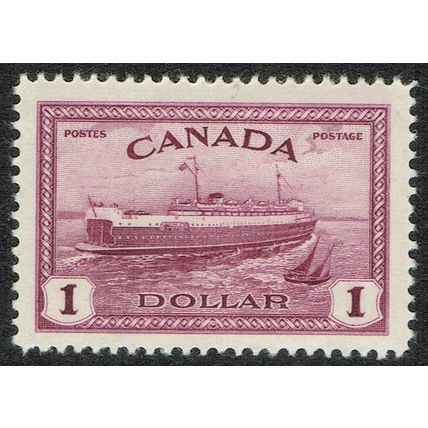 Canada 1946 Peace Reconversion $1 Purple SG406 MM