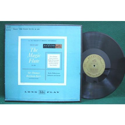 Beecham/Berger/Lemnitz/Roswaenge - Mozart: Magic Flute - 3-LP - LCT 6101 - VG