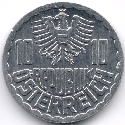 Austria : 10 Groschen 1984