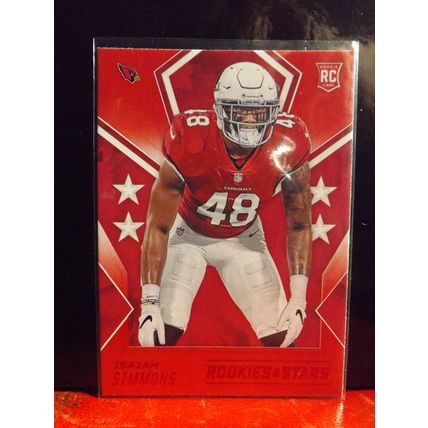 2020 Rookies & Stars ISAIAH SIMMONS (Arizona Cardinals) RED RC #142