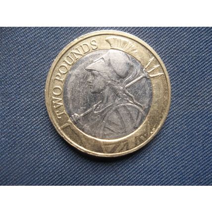 GREAT BRITAIN £2 CIRCULATED COIN 2016 BRITANNIA