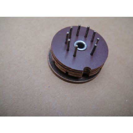 Valve Amp? One B9A, Silver Plate, Wafer, Valve / Tube Plug