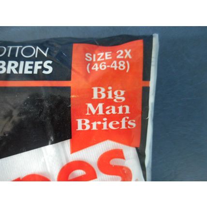 VTG Hanes Briefs 2X (46-48) 1995 USA Made Sealed Men's NOS'96 Olympics promo