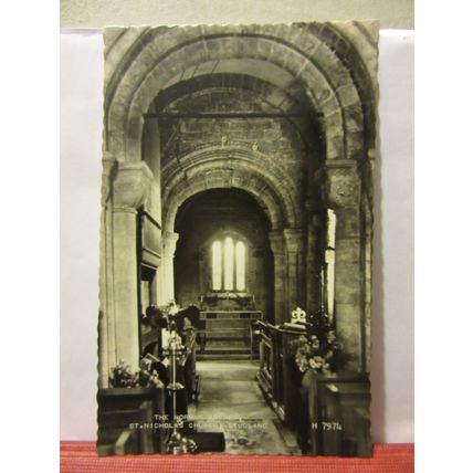 ST. NICHOLAS CHURCH, STUDLAND, nr. SWANAGE, DORSET. used postcard RP 1959 pm =