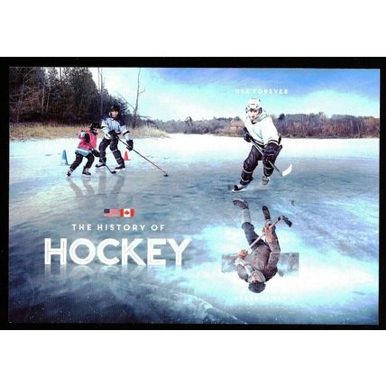 Vintage The History of Hockey Souvenir Sheet 2 - Stamps Scott 5253b