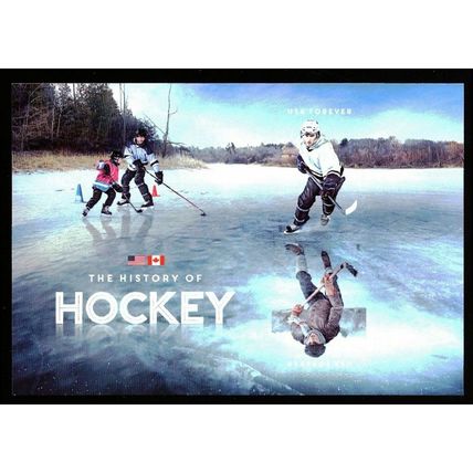 Vintage The History of Hockey Souvenir Sheet 2 - Stamps Scott 5253b