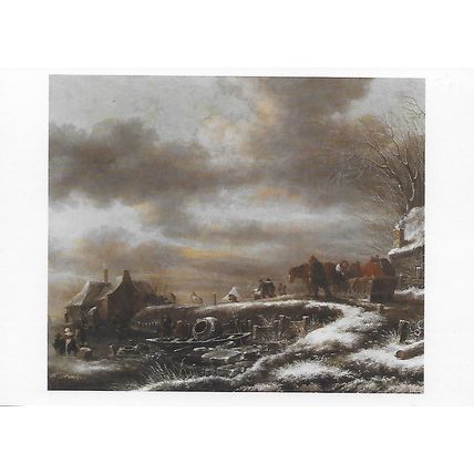Nicolaes Molenaer (before 1630-1676): Winter Landscape, c. 1660s