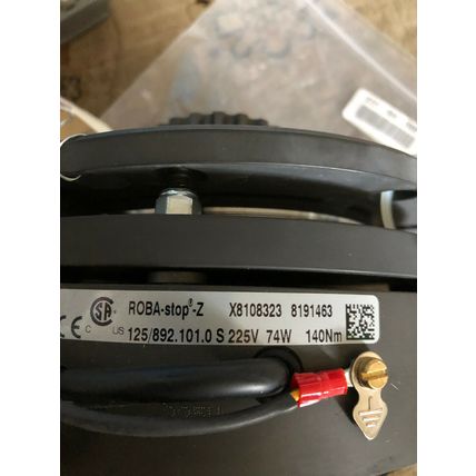 MAYR ROBA-STOP-Z X8108323 8191463,125/892.101.0 S 225V 74W 140NM SAFETY BRAKE,BH