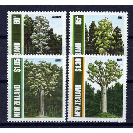 New Zealand 956-959 MNH Trees Plants Nature ZAYIX 0424S0206