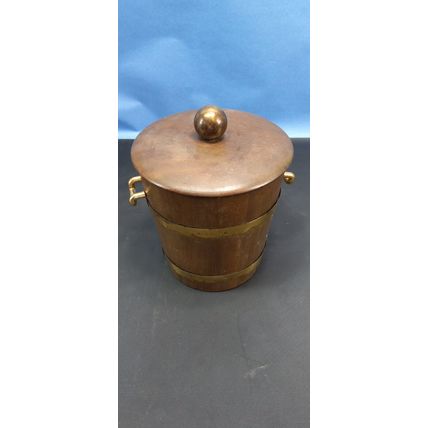 Wooden AMC Ice Bucket Made in Japan 50's - 60's