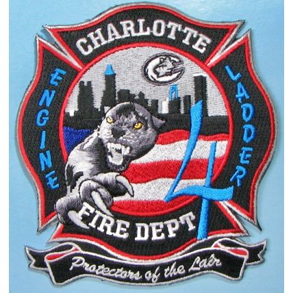 Charlotte, NC Fire Dept Engine 4. PP62.