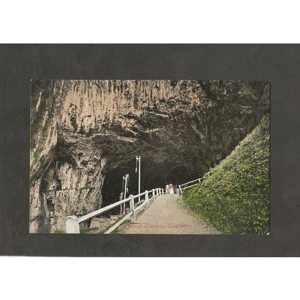 Postcard Derbyshire Castleton Peak Cavern
