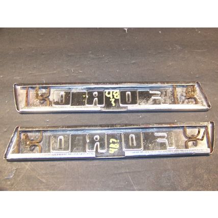 1948 49 50 51 FORD TRUCK HOOD EMBLEMS OEM PAIR