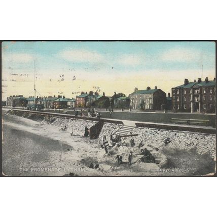 The Promenade, Lytham, Lancashire, 1906 - Postcard