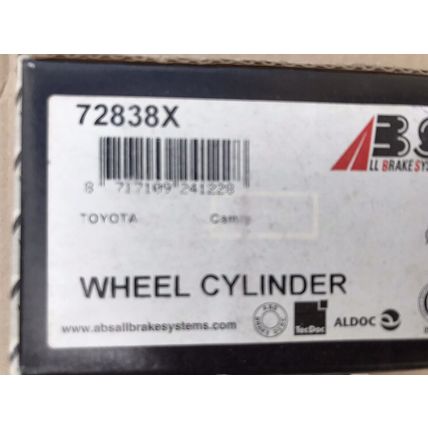 Rear Left Wheel Brake Cylinder A.B.S. 72838X for Toyota Camry 91 - 01