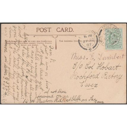 Oxburgh Hall, Oxborough, Norfolk, 1907 - Postcard