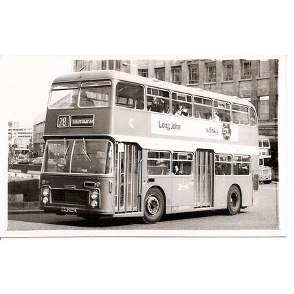 Black & White Photograph of Bristol Omnibus Co. Ltd. - MHW 294L