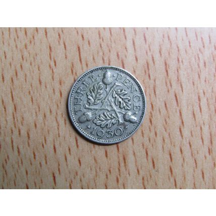 GB 1930 George V Silver Threepence 3d Coin