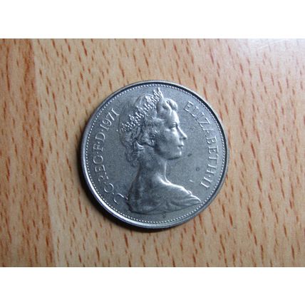 GB 1971 Elizabeth II 10p Coin High Grade A/U