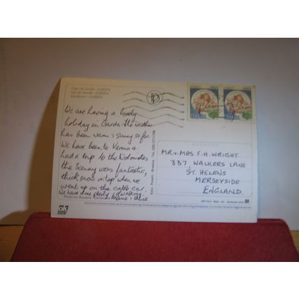 multiview, LAGO DI GARDA, ITALY used postcard 1970s? =