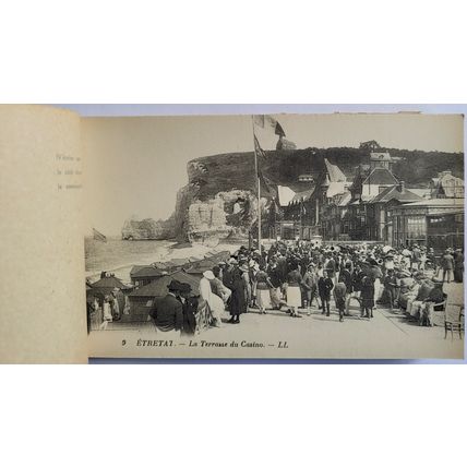 Postcards Etretat, Normandy, France. Book of 12. Unposted