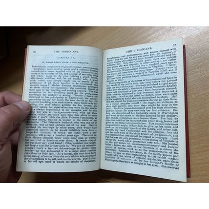 c1910s W M THACKERAY "THE VIRGINIANS" FICTION ILLUSTRATED ANTIQUE BOOK (P3)