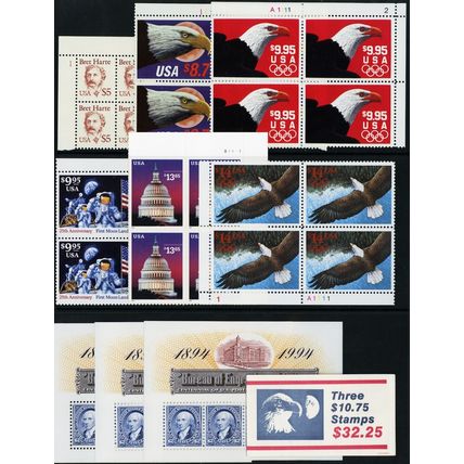 HIGH VALUES Discounted Postage Collection Face Value $490.45 - Stuart Katz