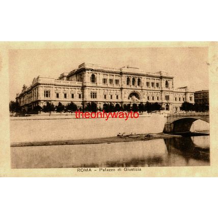 Roma (Rome), Palazzo Di Giustizia (Palace Of justice), Postcard