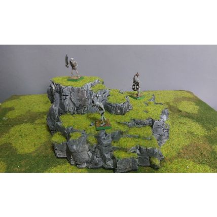Rocky hilltop rocky outcrop Terrain/Wargame Tabletop Terrain Rocks and Scenery
