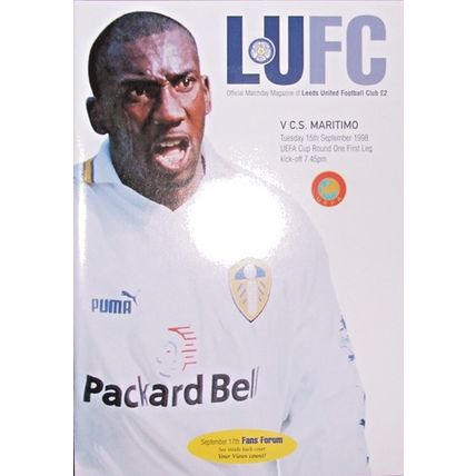 LEEDS UNITED v C S MARTIMO UEFA CUP ROUND 1 1998