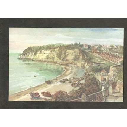 Postcard Devon Beer Watercolour by David Skipp
