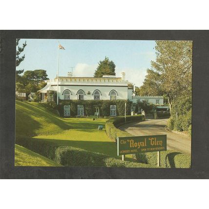 Postcard Devon Sidmouth The Royal Glen Hotel