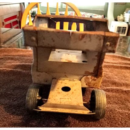 Old Vintage 1970's Tonka Pressed Steel Truck RV Camper Perfect For Restoration