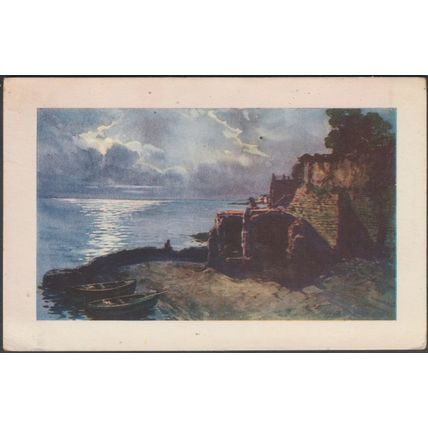 Marechiaro, al Capo di Posillipo, Napoli, 1927 - Donadio Cartolina
