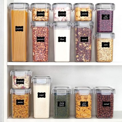 Airtight Food Storage Containers with Lids, Vtopmart 24 Pcs Plastic Kitchen and