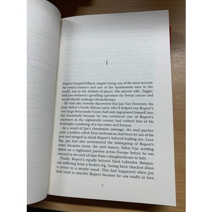 SIGNED COPY* 2023 UNCORRECTED PROOF JILLY COOPER "TACKLE!" FICTION HB BOOK (P4)