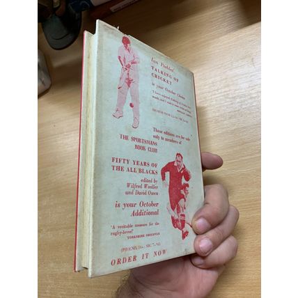 1955 "SOCCER FROM THE PRESS BOX" FOOTBALL SPORTSMAN BOOK CLUB HB BOOK (P3)