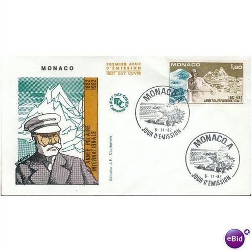 Monaco FDC 1982 - SG 1598 - International Polar Year Discovery