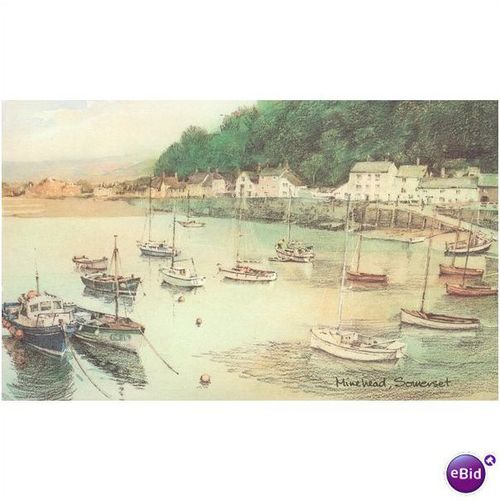 Minehead, Somerset - Watercolour by David Skipp - East Devon Press