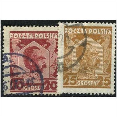 1927/1928 Michel 245+253 - #4 fine used (o)