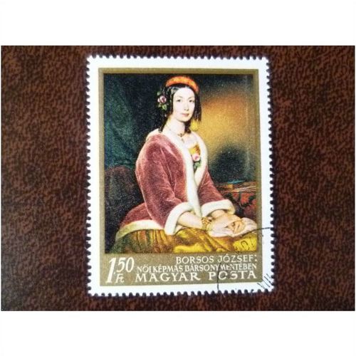 Hungary 1967 Paintings Portrait of a Lady J Borsos fine used stamp SG2284 Art