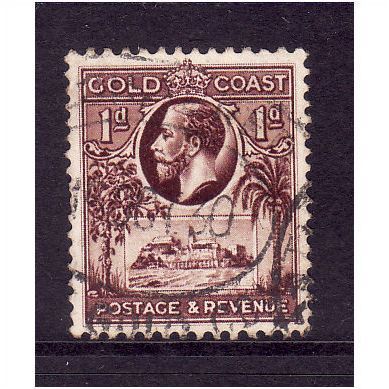 GOLD COAST 1928 SG 104 1d RED BROWN FINE USED#3
