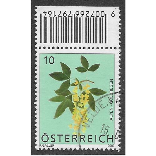 AUT 2007 10c 'FLORA DEFINITIVES ' FINE USED (EBID56-290)