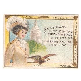 Tobacco Card ~ Company: American Tobacco Company Subsidiary: S. Anargyros ~82