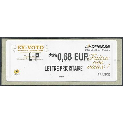 ATM Mi 123: 59 c. Exhibition of Contemporary Art 'EX-VOTO,' Paris.
