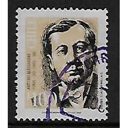 CHILE 1990 PRESIDENTS 100p ARTURO ALESSANDRI SG 1326 FINE USED
