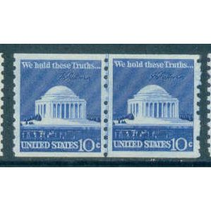 1520 10c Jefferson Memorial Fine MNH CLP V0055