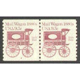 1903 9.3c Mail Wagon Fine MNH Dry Gum CNP Left 6 V0630