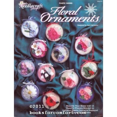 Plastic Canvas Floral Ornaments book 943379